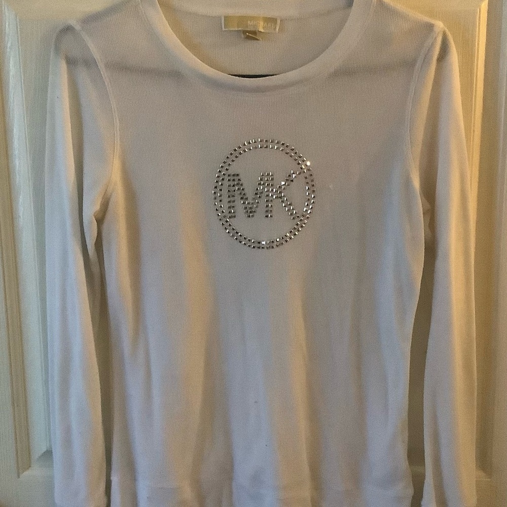 Michael Kors tee long sleeve size medium